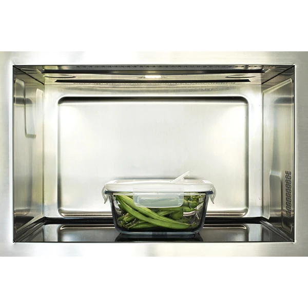Plat carré en verre 800ml Pebbly