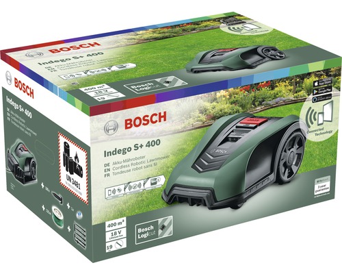 Bosch Home and Garden Indego S+ 400 robotmaaier - Compatibel met SMART HOME van hornbach