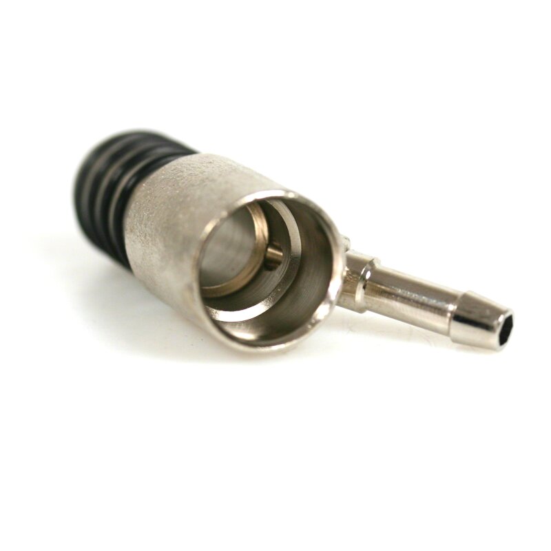 Benzindüsenadapter für Gaszufuhr mit 4 O-Ringen L=40mm (14mm/6mm)