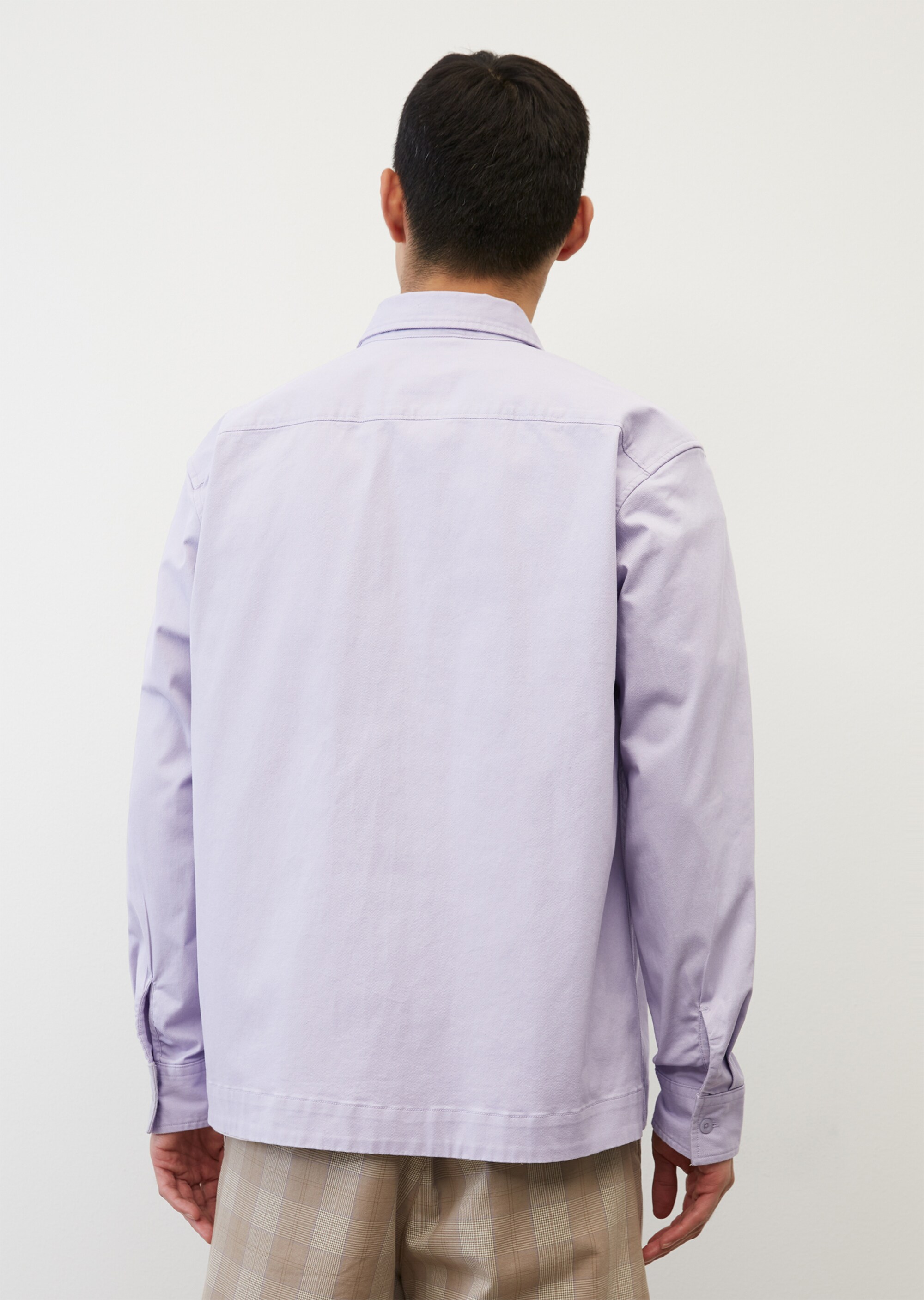 Twill-Overshirt aus hochwertigem Bio-Baumwolle-Mix