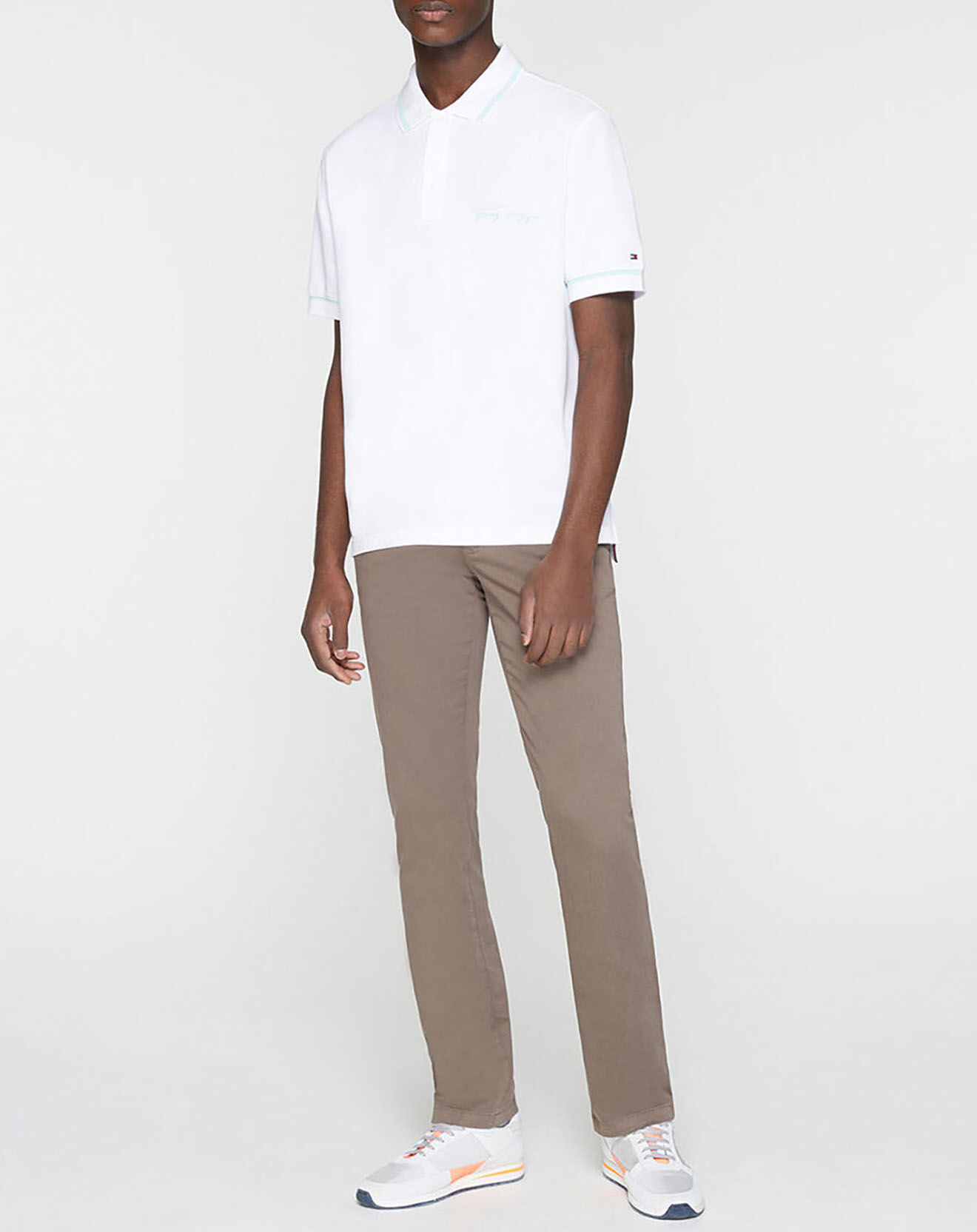 Tommy Hilfiger Polo regular fit tommy signature blanc