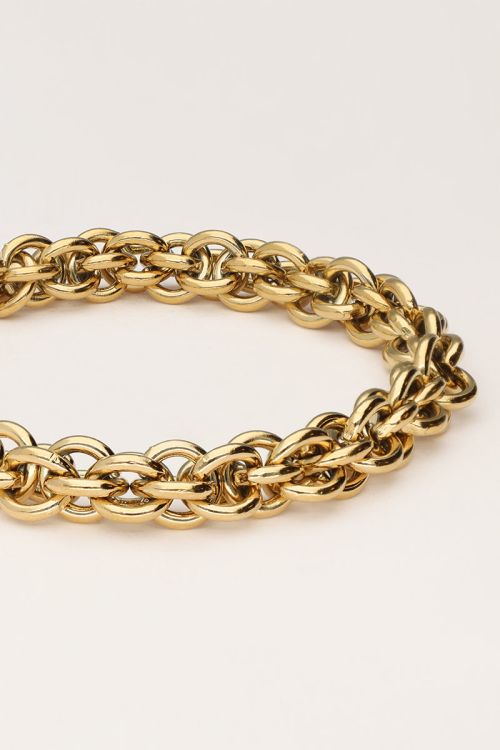 Iconic armband met ronde schakels