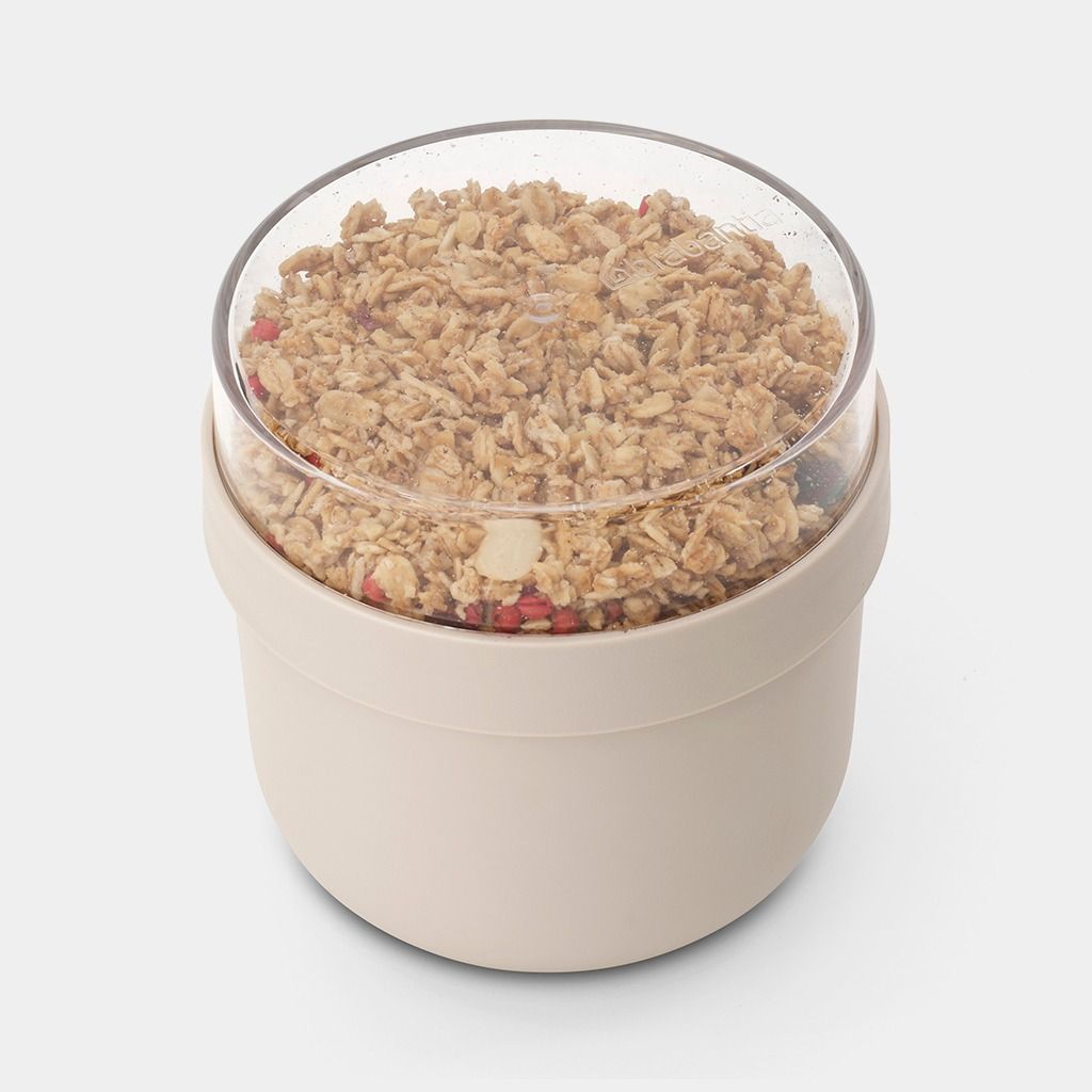 Make & Take Yoghurtbeker 0,5L, kunststof - Soft Beige