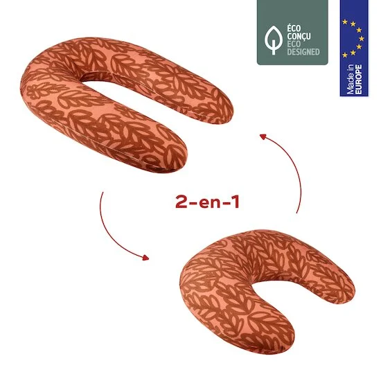 Coussin de grossesse 2en1 B.Love   Vegetal Terracotta        de               Babymoov