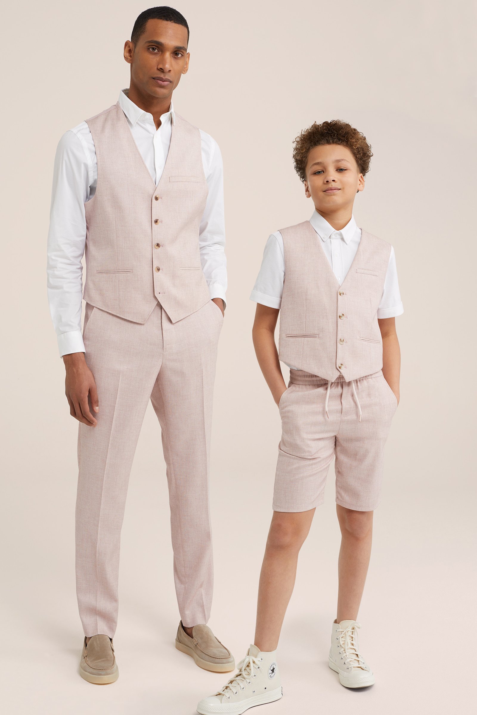 Jongens gilet WE Fashion Lichtroze
