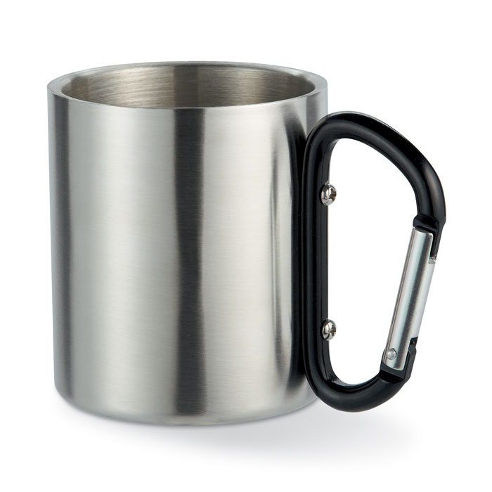 GiftRetail MO8313 - TRUMBO Mug acier et anse mousqueton