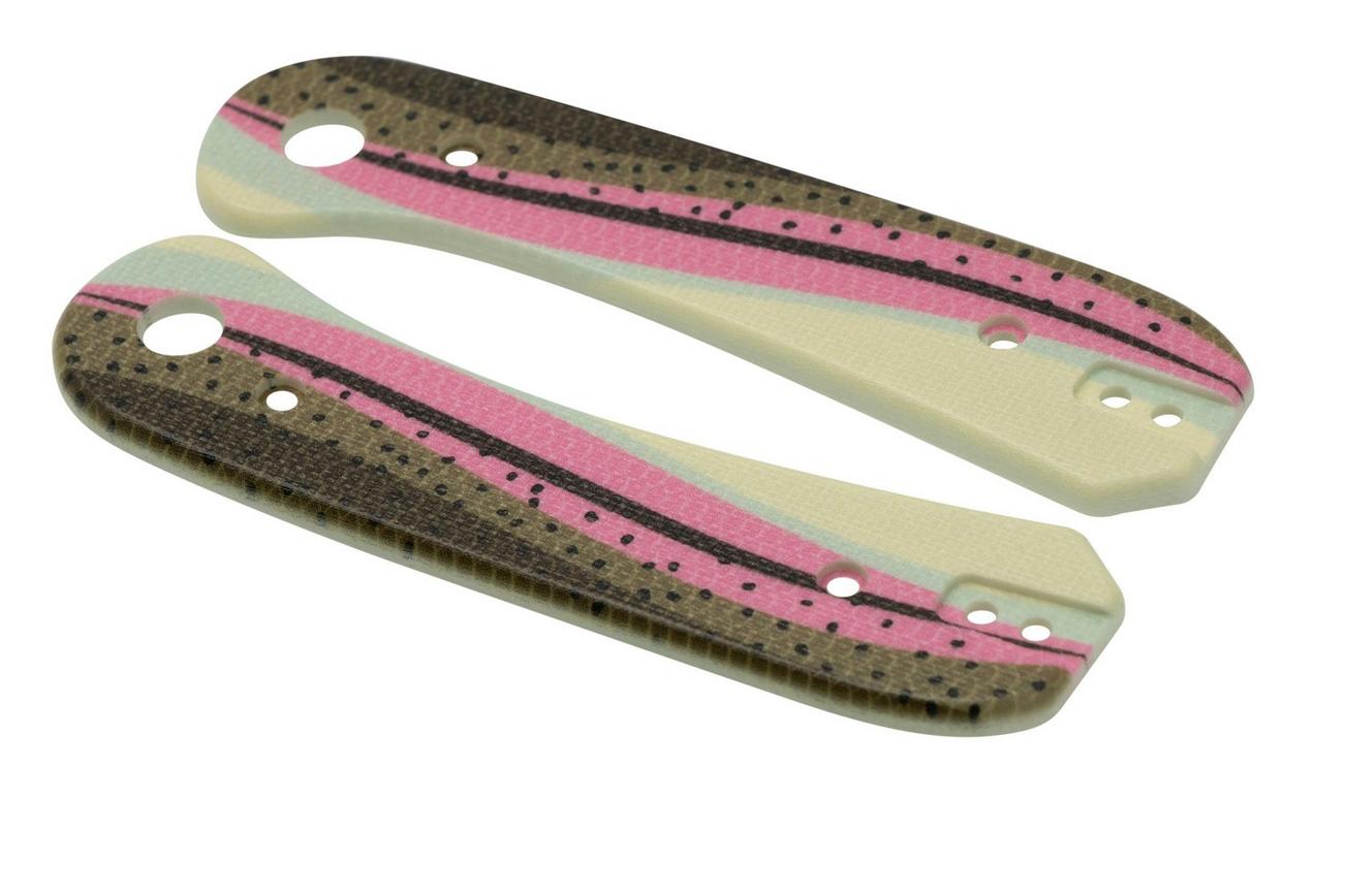 KNAFS Lander Scales KNAFS-00088 Rainbow Trout G10, handgreepschalen