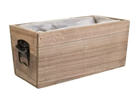 Tiroir en bois marron 25x13x12h