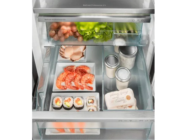 Liebherr CBNbsd 578i-20 001 Køl/frys - 201 cm køl/frys, NoFrost, IceMaker,HydroBreeze, BioFreshPlus, Peak, D