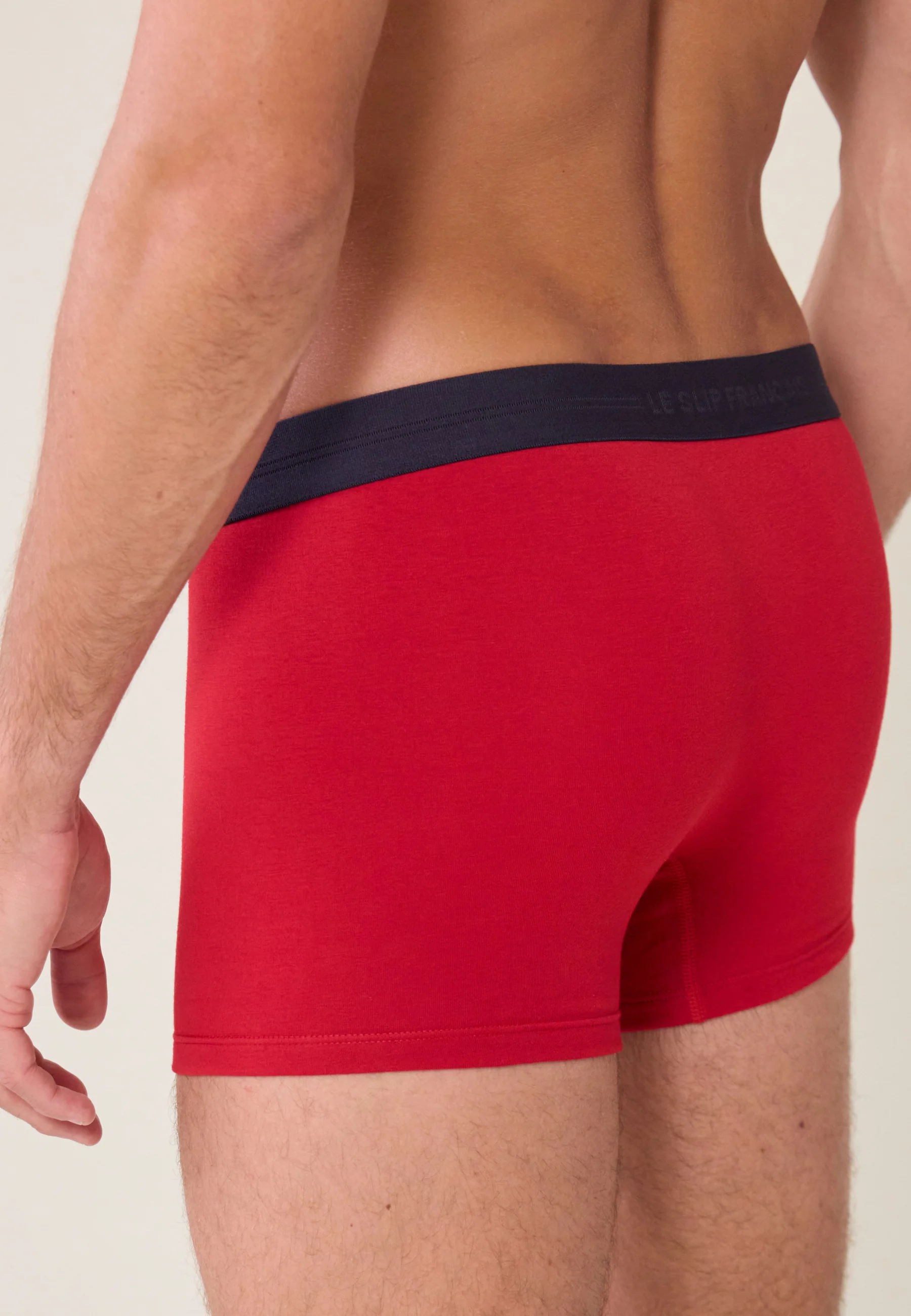 Boxer en coton-Marius Rouge Cerise