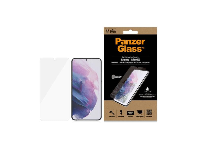 Panzerglass Displayschutz Case Friendly Fingerprint Galaxy Display-Schutzfolie für das Samsung Galaxy S22