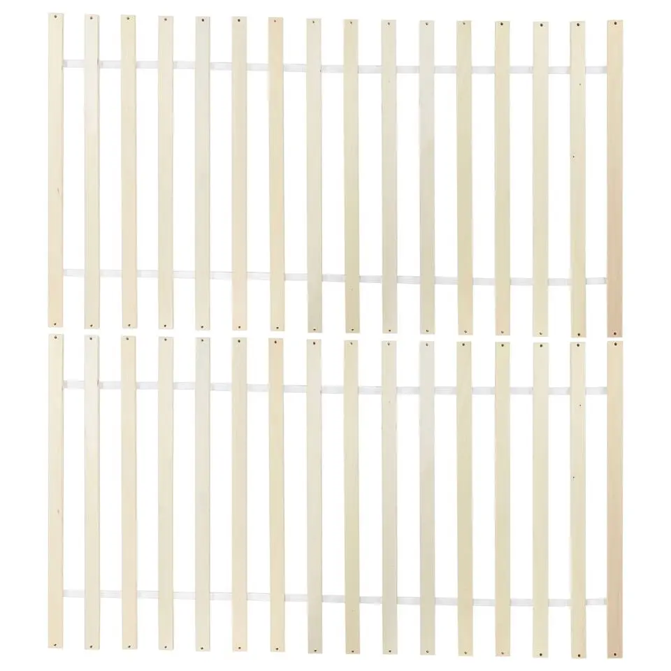 MAYENNE - Tweepersoonsbed - Donkerbruin - 180 x 200 cm - Dennenhout