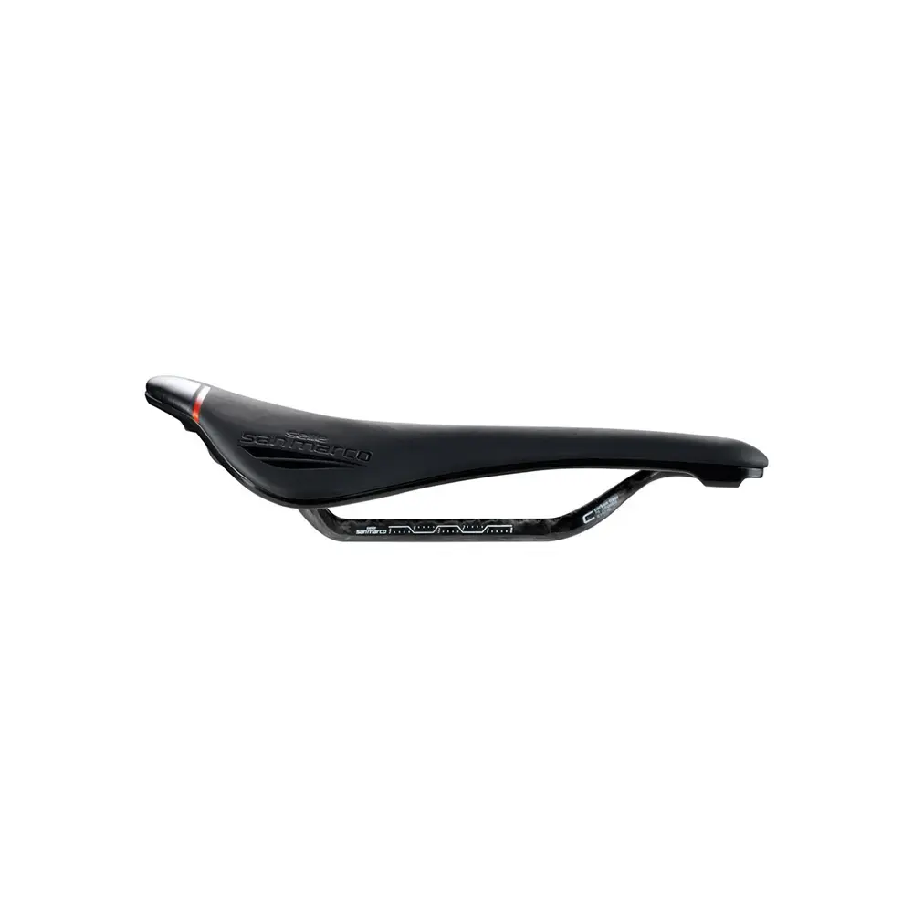 San Marco Shortfit 2.0 Open-Fit Carbon Fx Narrow Zadel Zwart