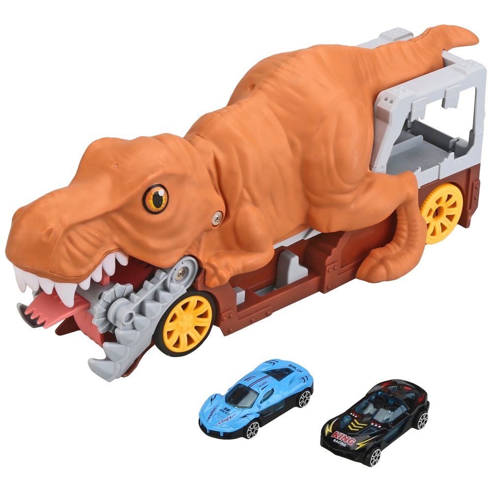 Super Wheelz Licht- und Sound-Dino-Autotransporter