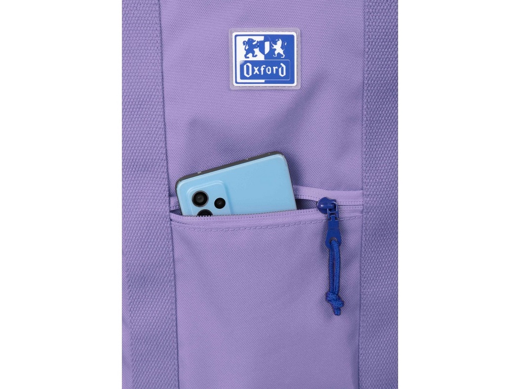 TOTE BAG B.TRENDY OXFORD LAVANDA 34X31X12CM