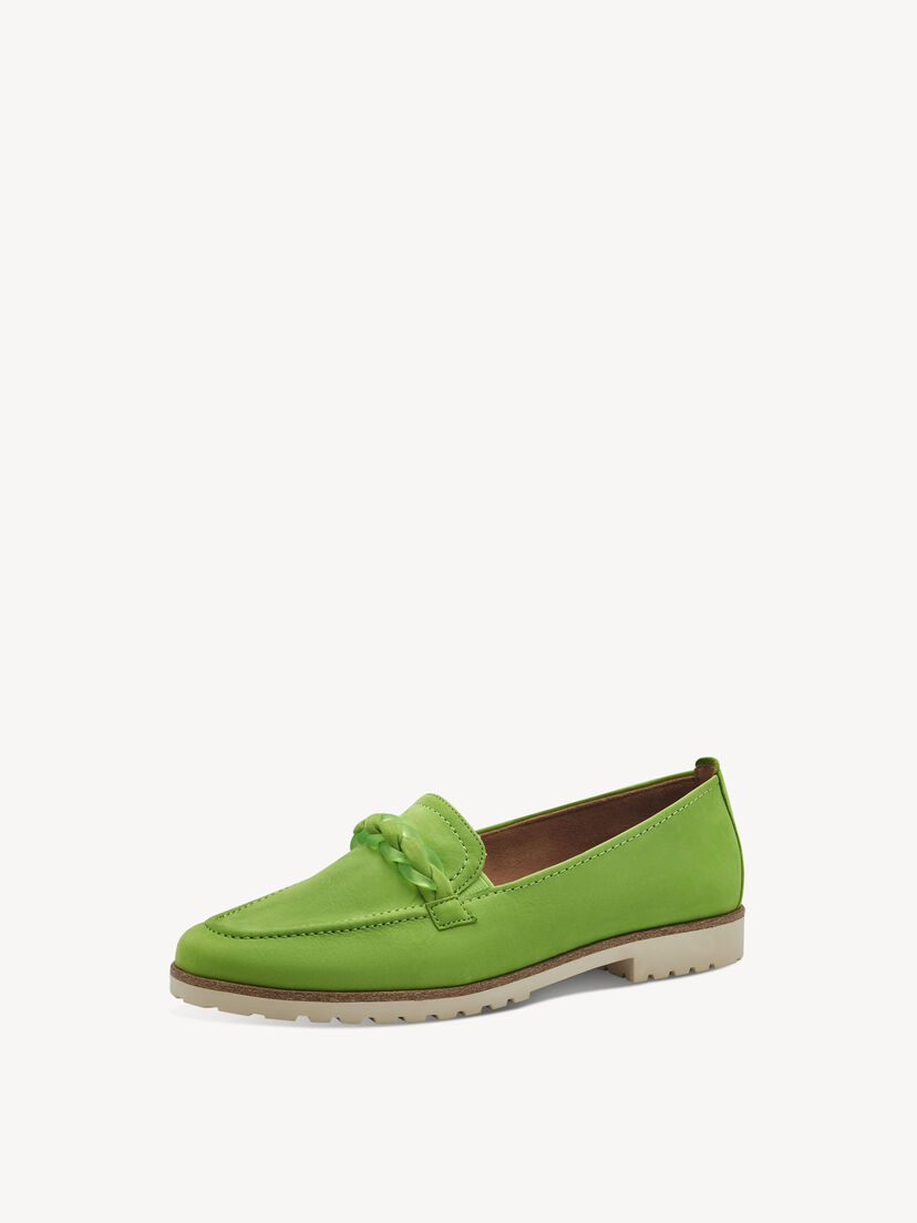 Leren Instappers - groen
