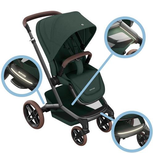 Poussette Fame Twillic Green avec Nacelle - MAXI COSI