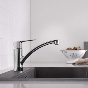 Grohe Quickfix keukenkraan Start lage uitloop chroom