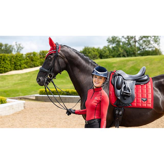 Zadeldek LeMieux Loire Square Dressage Rood