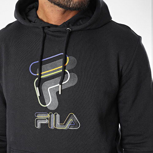 Sweat Capuche Bever FAM0186 Noir