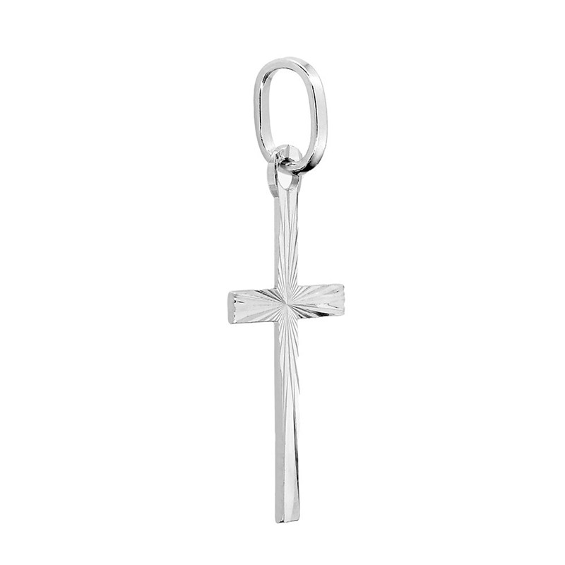 Pendentif mixte - Or 18 Carats - Croix