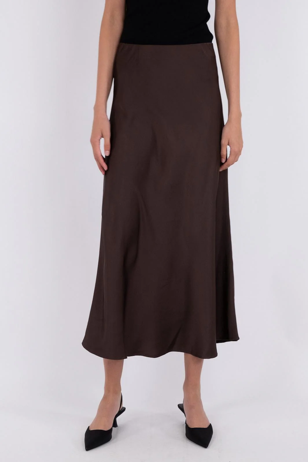 Neo Noir Bovary Skirt dark brown