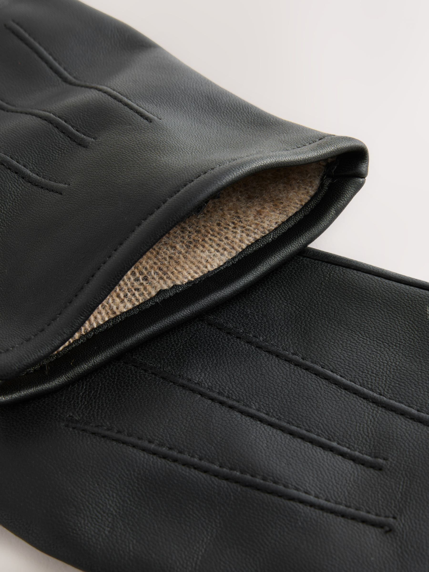 Zwart - Signature bruine handschoenen