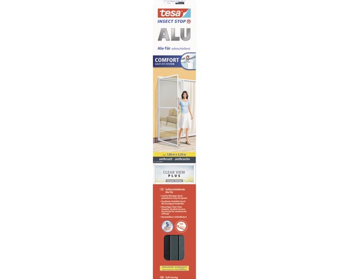 Hordeur tesa antraciet 100x220 cm