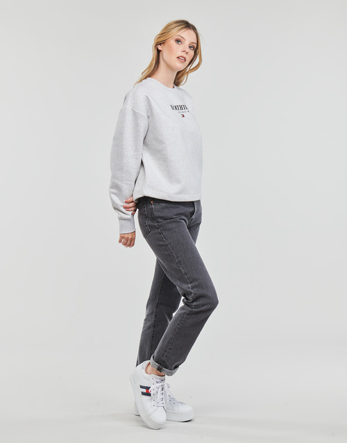 Tommy Jeans - TJW RLXD ESSENTIAL LOGO 1 CREW - Gris