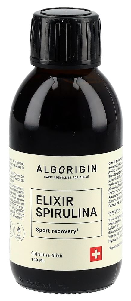 ALGORIGIN Spirulina Elixier Elix mit Phycocyanine Glasfl 140 ml