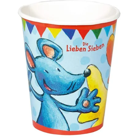 Die Spiegelburg Partybecher Die Lieben Sieben, 8 Stück