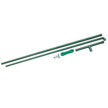 Giardino drooglijn met paal ø 48 mm x 240 cm, 1 stuk groen