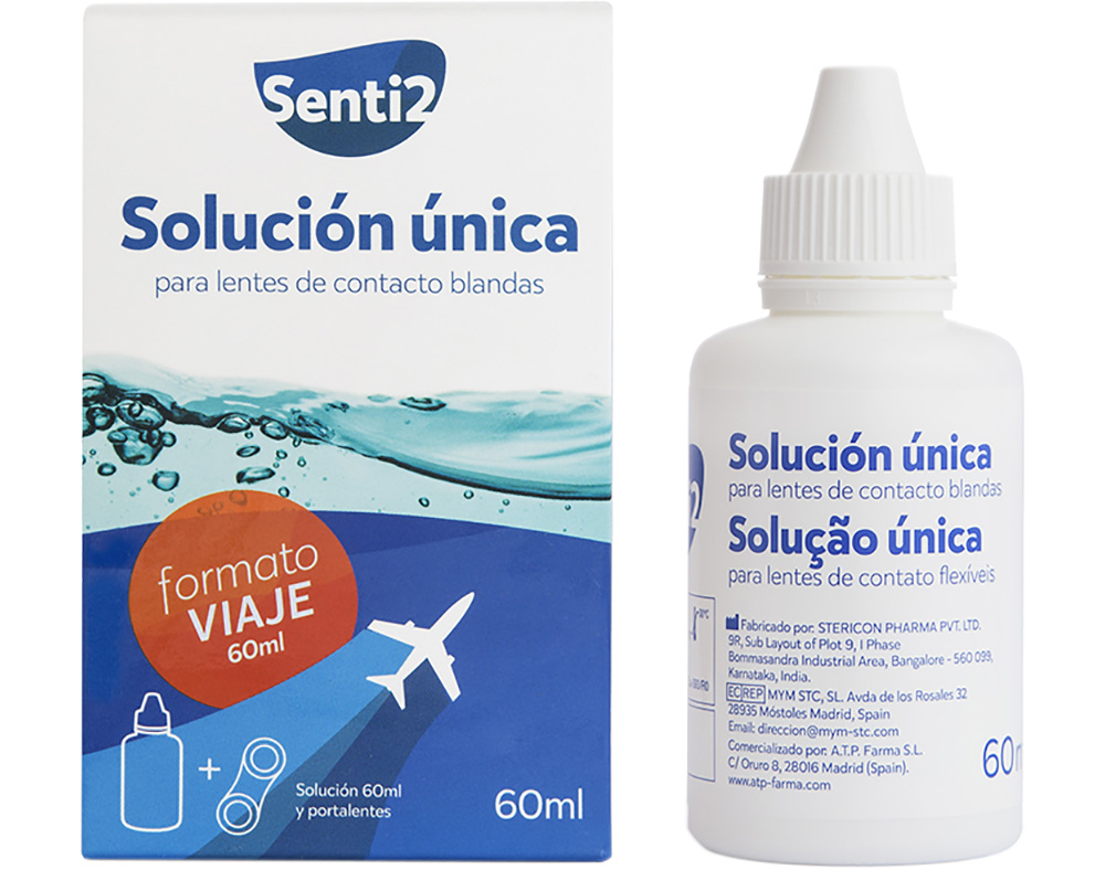 LIQUIDO SENTI2 LENTES DE CONTACTO 60ML DM