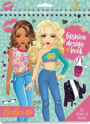 Besties - Designbog Med Skabeloner - Bog