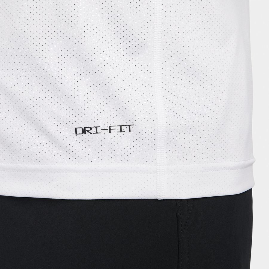 Nike Ready Men's Dri-FIT Short-Slee WHITE/BLACK