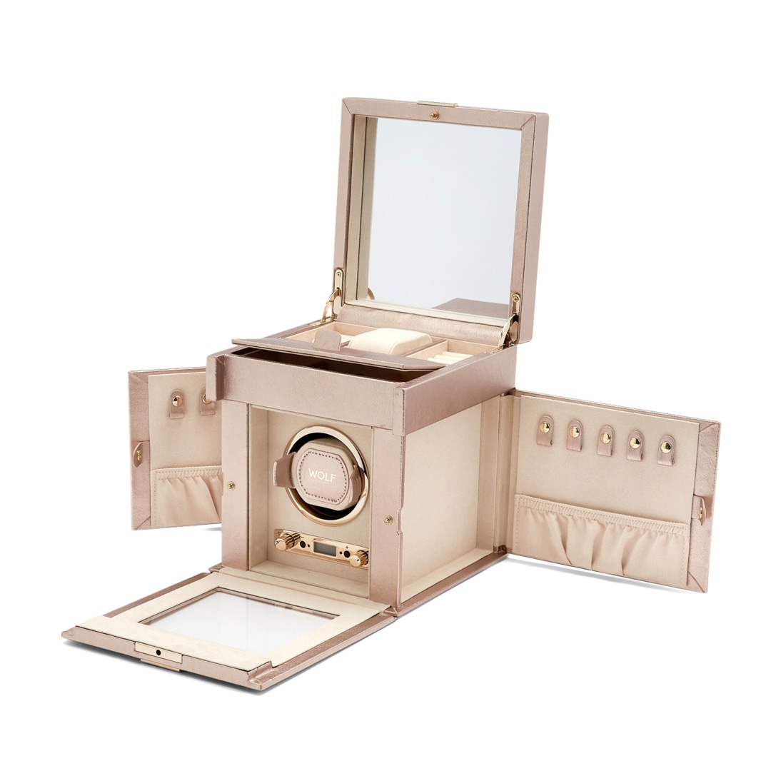 Wolf 1834 Palermo Uhrenbeweger mit Aufbewahrung Rose Gold