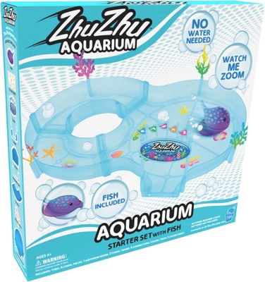 ZhuZhu Aquarium Startsett med Fisk