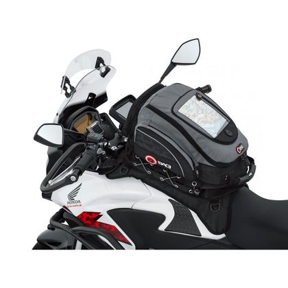 Sacoche réservoir Q Bag Tank Bag 07 magnet (25 à 35 litres) Universel - Noir / Gris