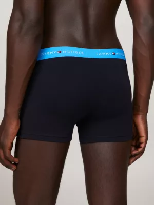 Conjunto com 3 Cuecas Boxer com Cós Elástico e Logo Essencial