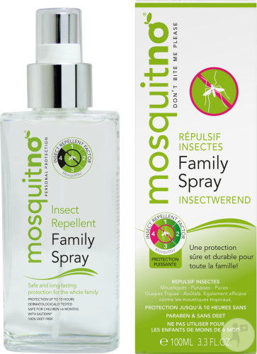 MosquitNo Family Spray Répulsif Insectes 100ml