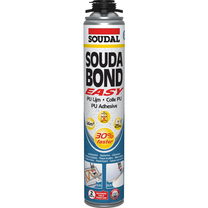 Soudal Soudabond Easy PU-gunfoam Oranje 750ml