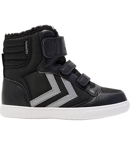 Hummel VinterStøvler - Stadil Super Poly Mid Tex Jr - Sort/Gr?