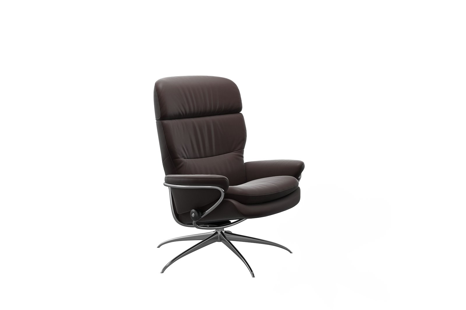 Rome lenestol Hud Paloma Chocolate - Star - Chrome