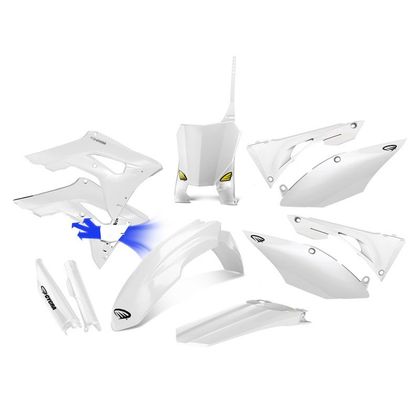 Kit plastiques CYCRA POWERFLOW BLANC