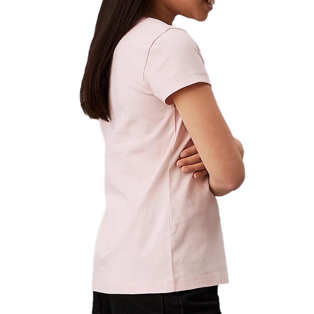Calvin Klein Jeans T-shirt Rose Fille Calvin Klein Jeans Signage