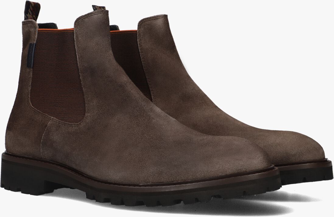 FLORIS VAN BOMMEL taupe floris van bommel chelsea boots sfm-60018