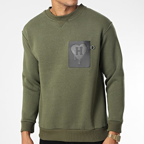 Sweat Crewneck OTS 4 Vert Kaki