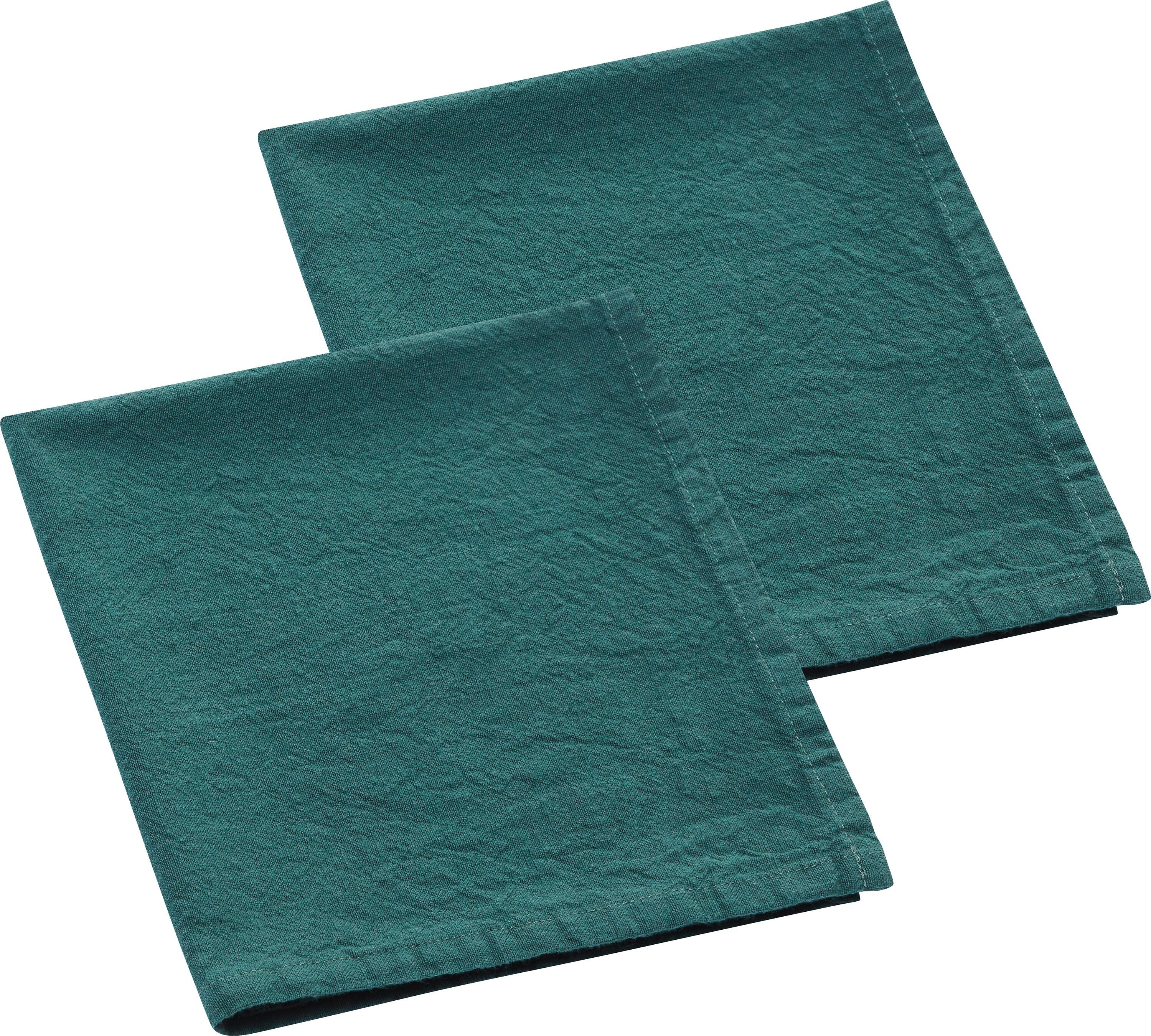 AMATO Servietten-Set - Grün / B: 45.0 cm x T: 45.0 cm