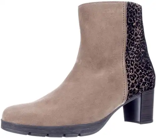 Gabor taupe combi 72.071.34 - maat 9 enkellaars taupe - maat 9 Calandschoen