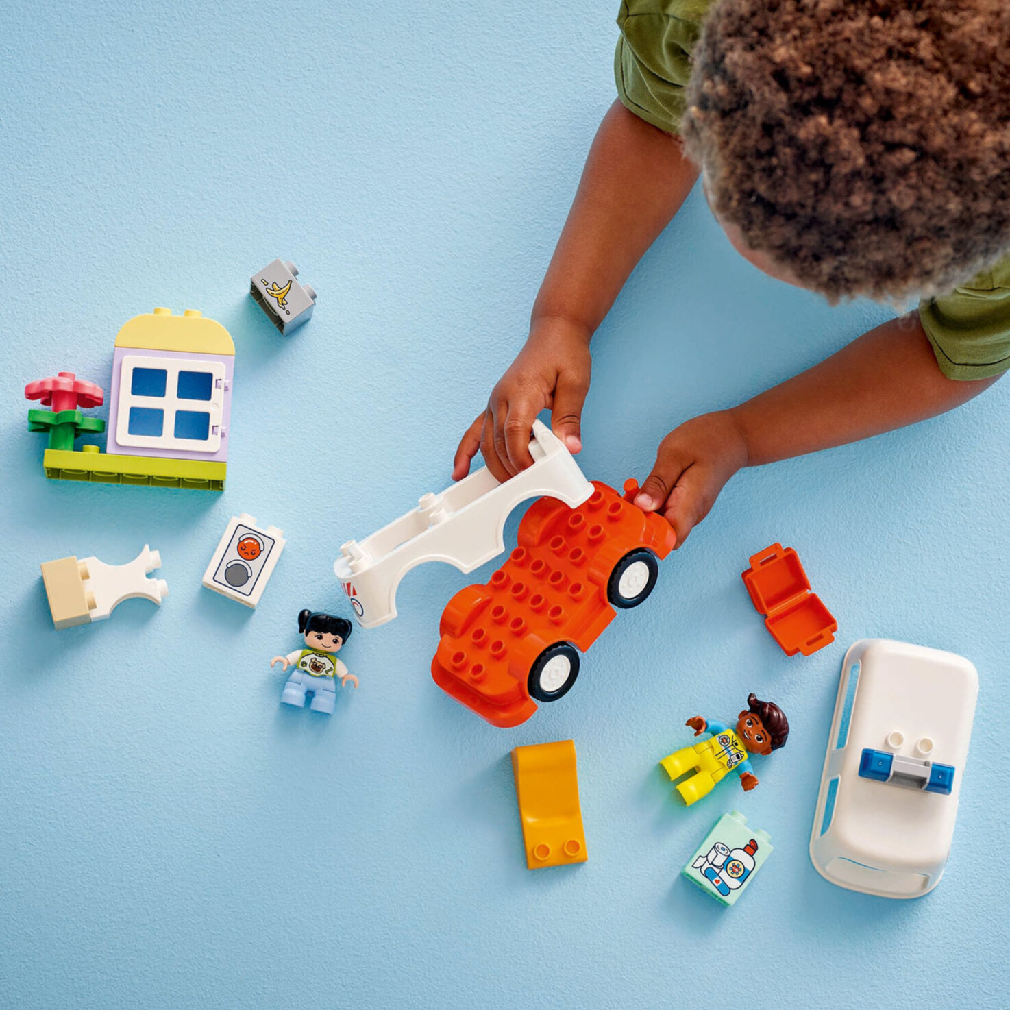 LEGO® DUPLO 10447 Rettungswagen mit Fahrer ab 2 Jahren